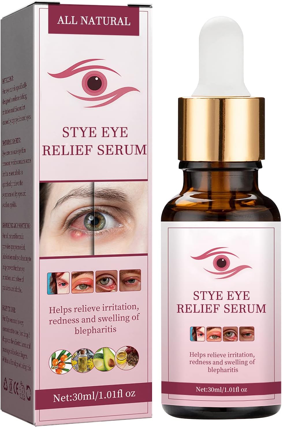 1 3Pcs Stye Eye Treatment Chalazion Remover Fast Relief Serum For