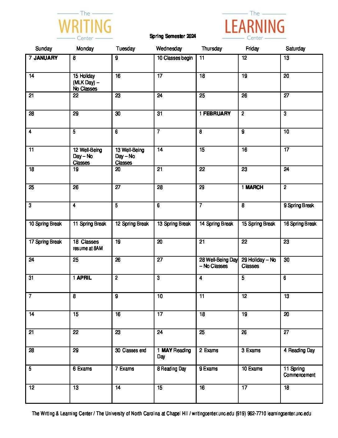 12 Tips For A Smooth Semester: The Unc Academic Calendar 2024