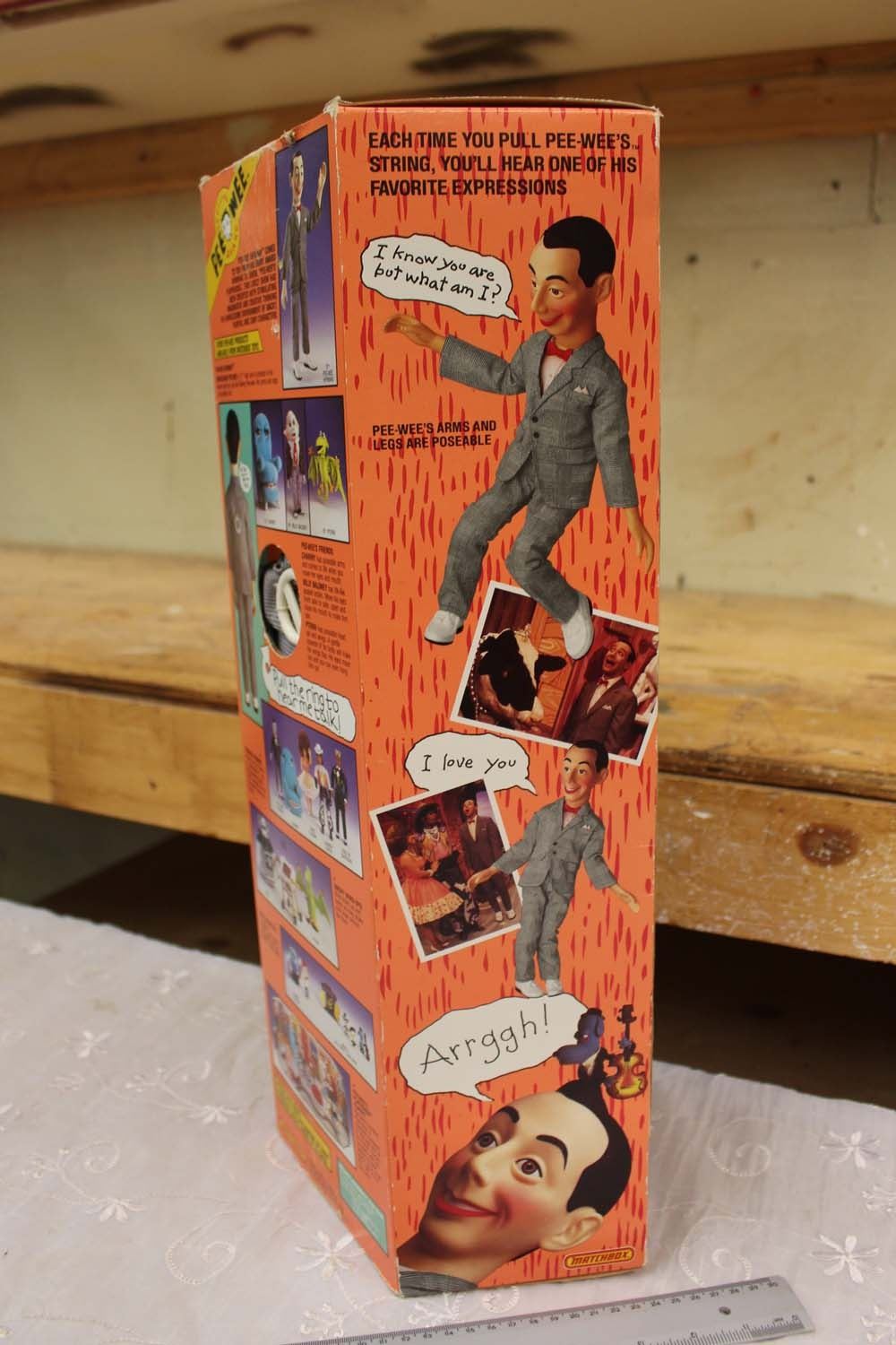 1987 Talking Pee Wee Herman Doll In Original Package