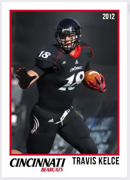 2012 Travis Kelce College Rookie Karte Ma Geschneidert Cincinnati