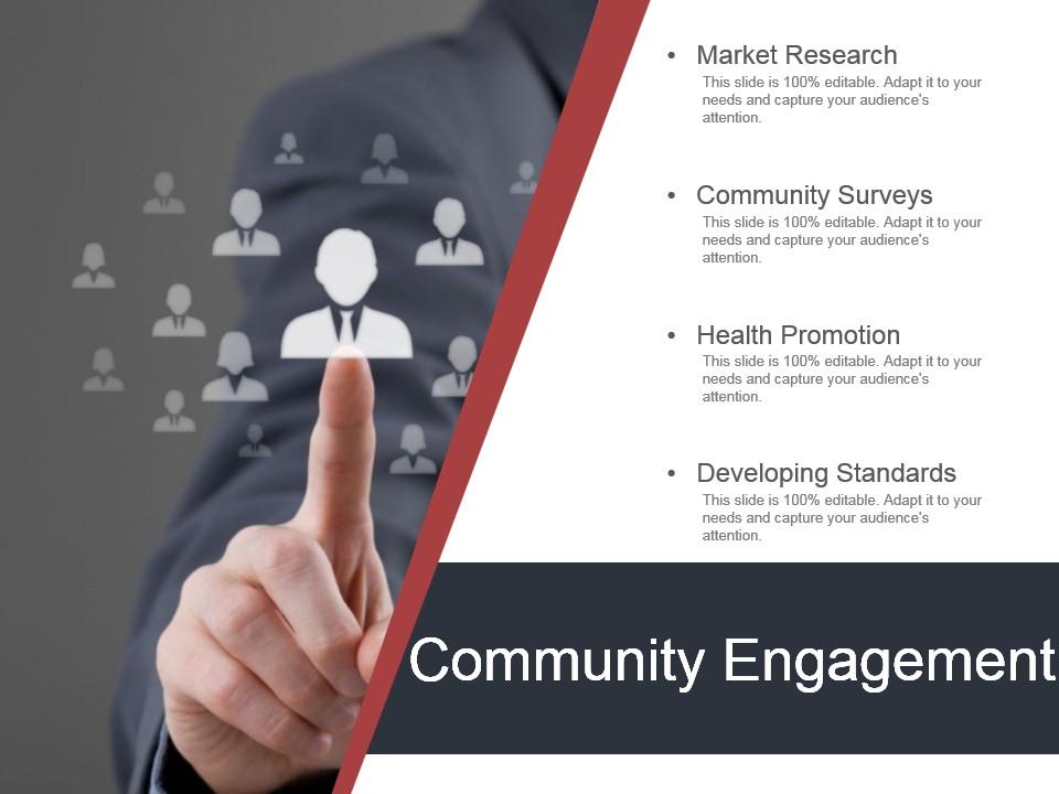 5 Steps Of Effective Community Engagement Presentation Powerpoint