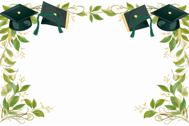 Captivating Graduation Border Clipart Celebrating Academic Achievements