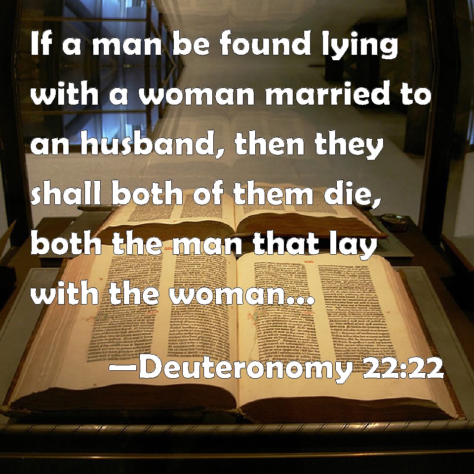 Deuteronomy 22 22