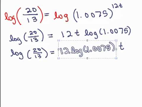 Ex Logarithm Application Ph Youtube