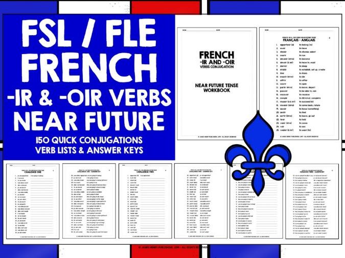 French Ir Verbs Simple Future Tense Teaching Resources