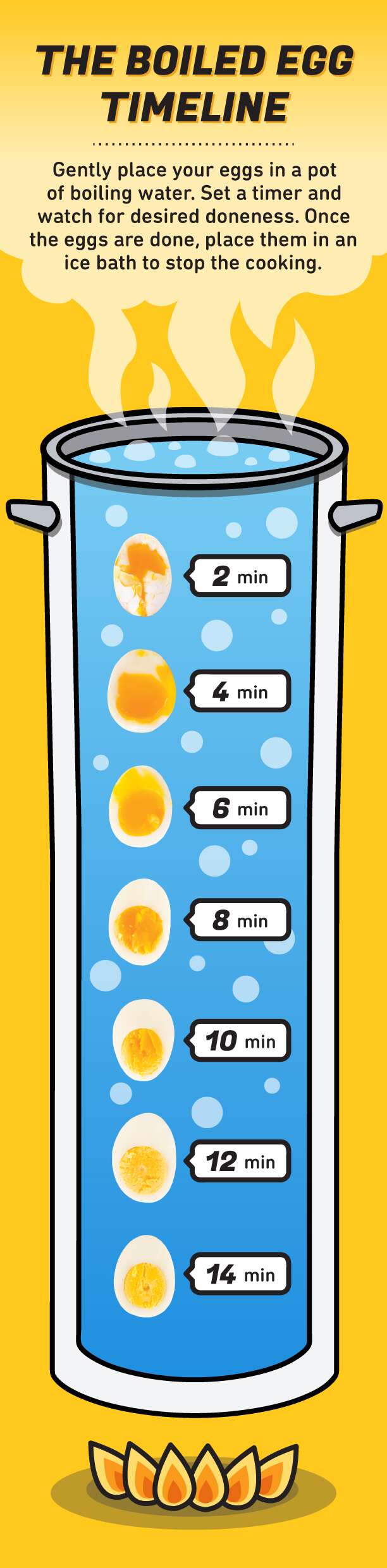 Hard Boiled Eggs Time Chart