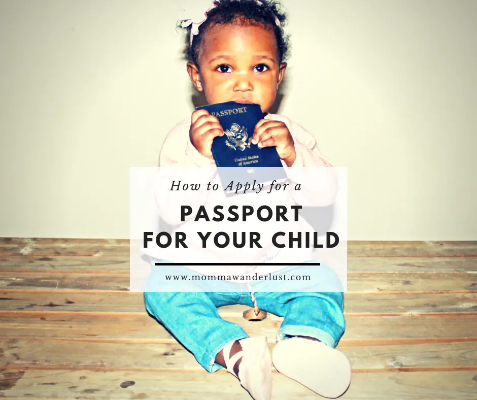 Infographic Showing The Steps To Get A Passport For Your Child Apply