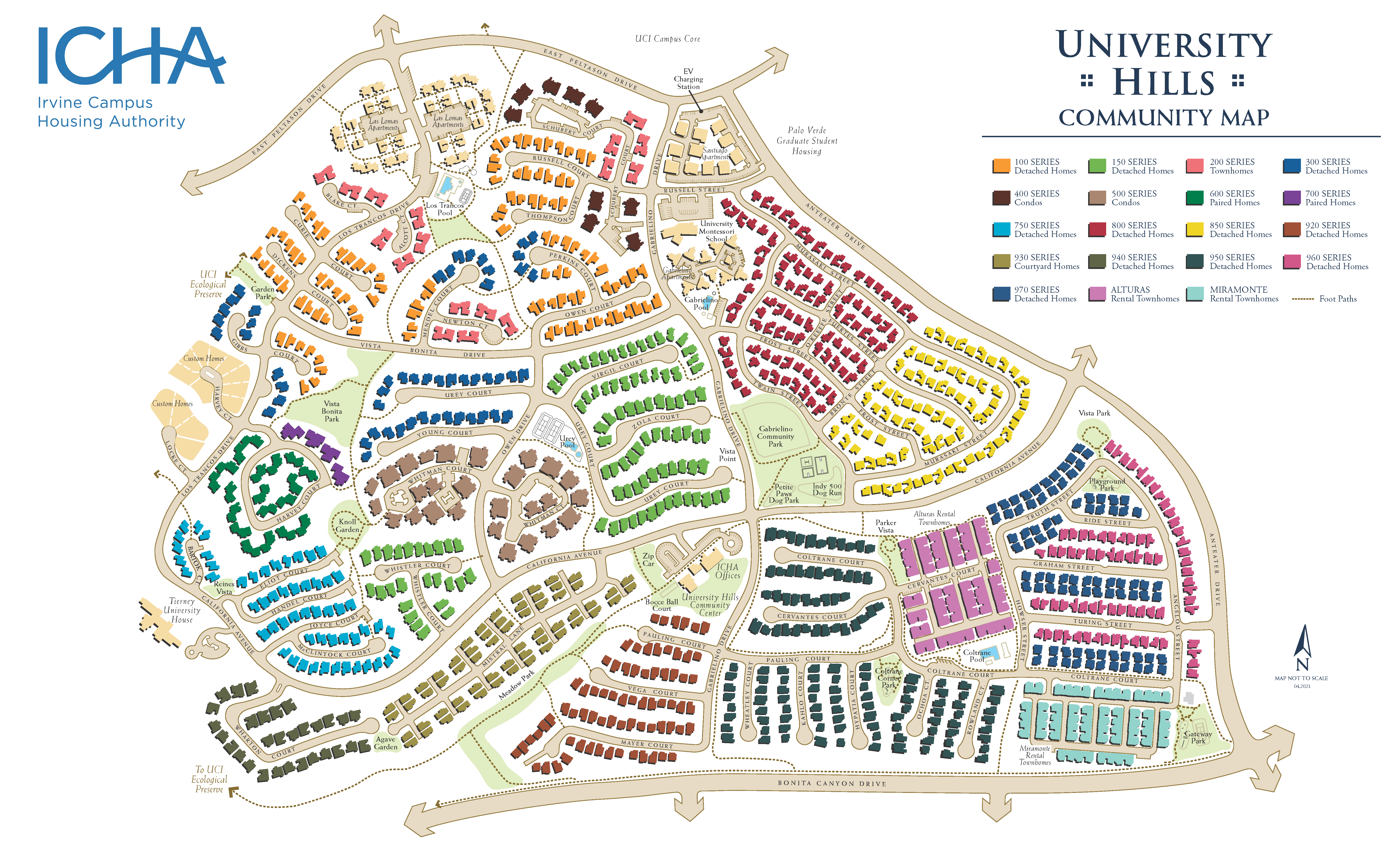 Irvine High School Campus Map