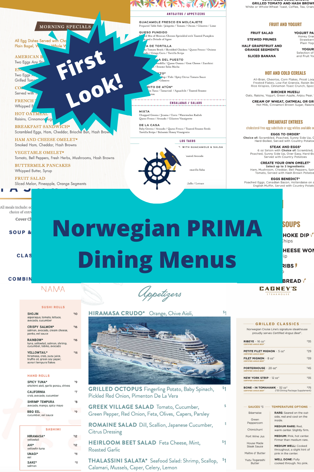 J2 Dining Menu