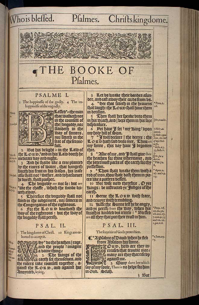 King James Bible Psalms 1