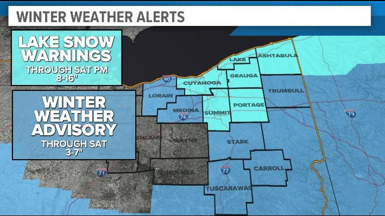 Lake Effect Snow Warning Ohio