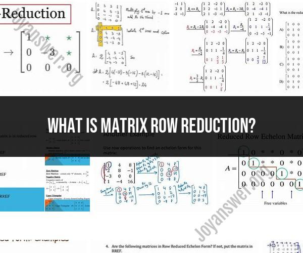 Linear Algebra Unveiled: Demystifying Matrix Operations