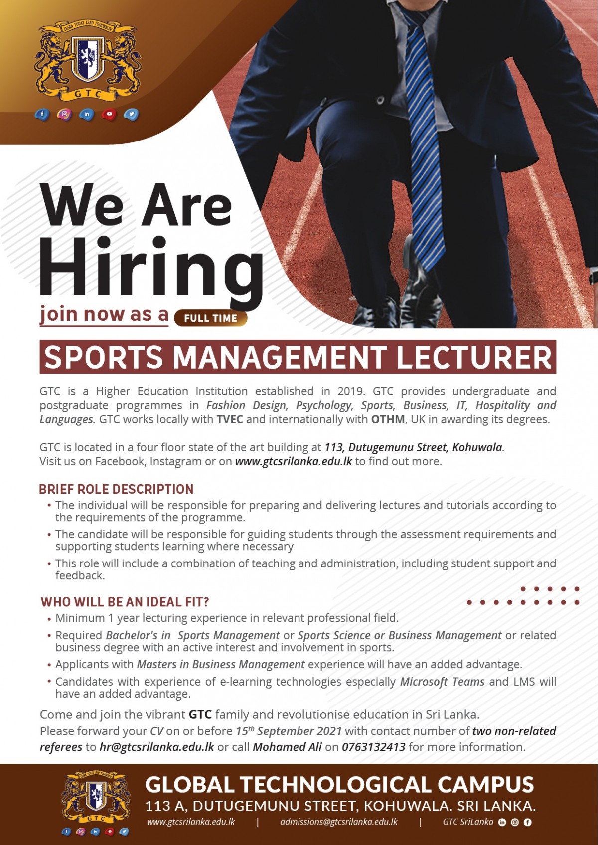 Management Jobs In Sports