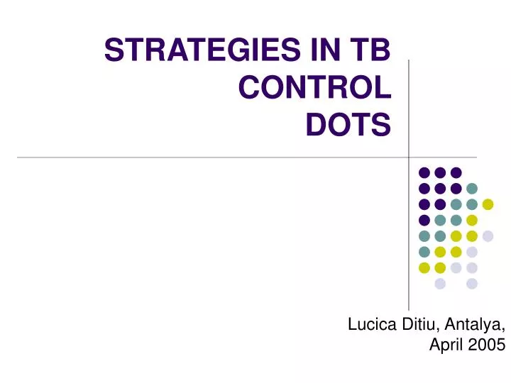 Managing The Kansas Tb Crisis: Strategies For Effective Control