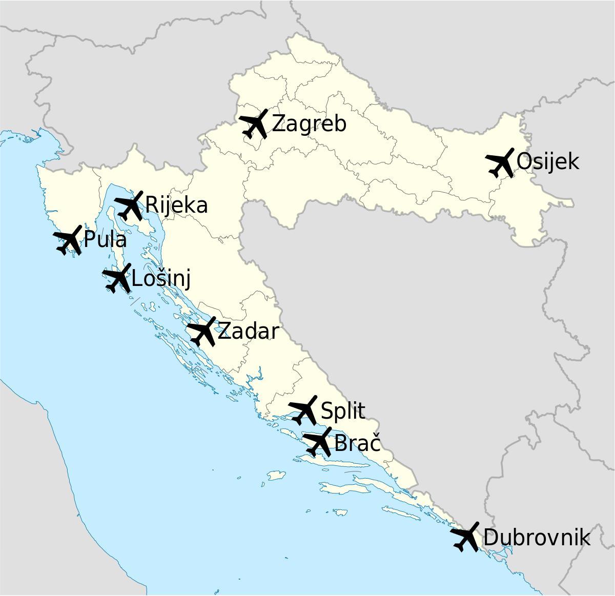 Map Of Croatia