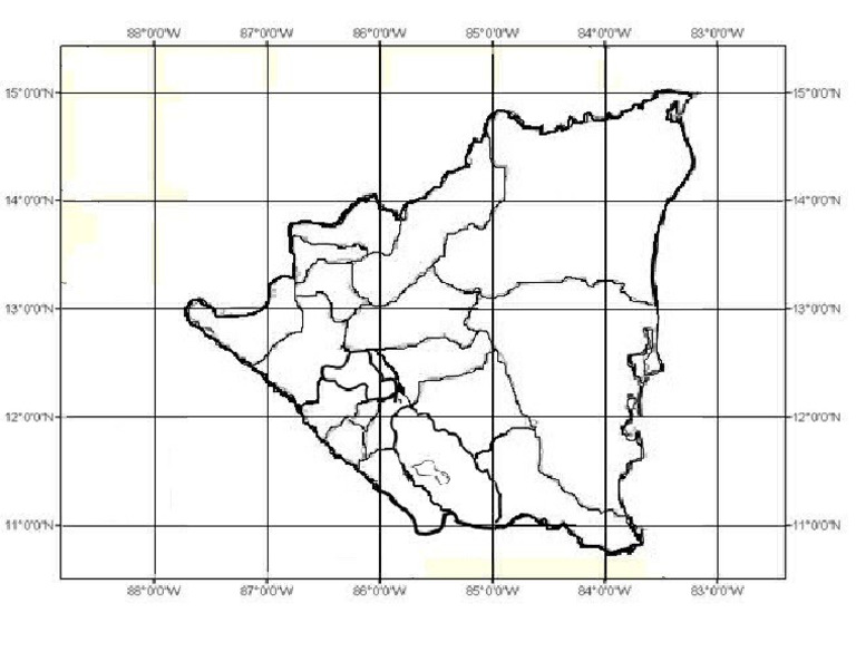 Mapa De Nicaragua