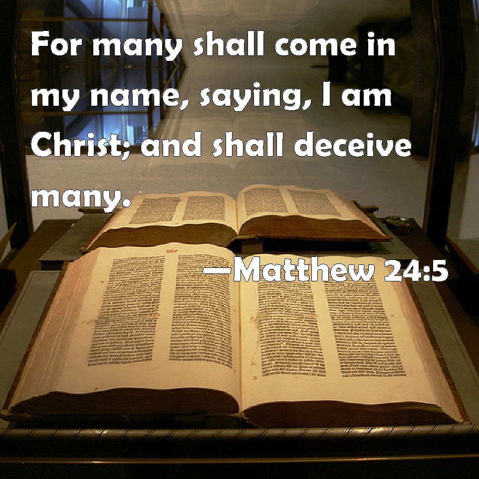 Matthew 24 5