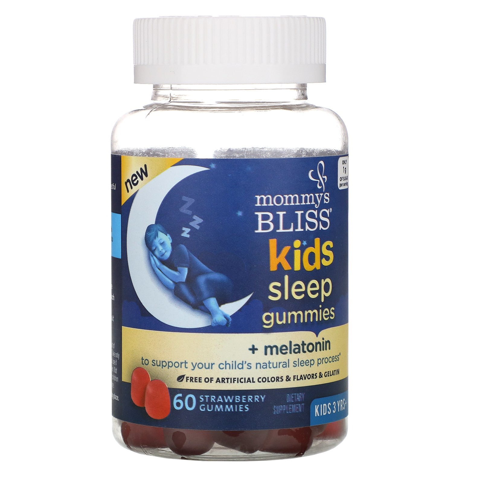 Mommy S Bliss Kids Sleep Gummies With Melatonin Strawberry Flavor 60