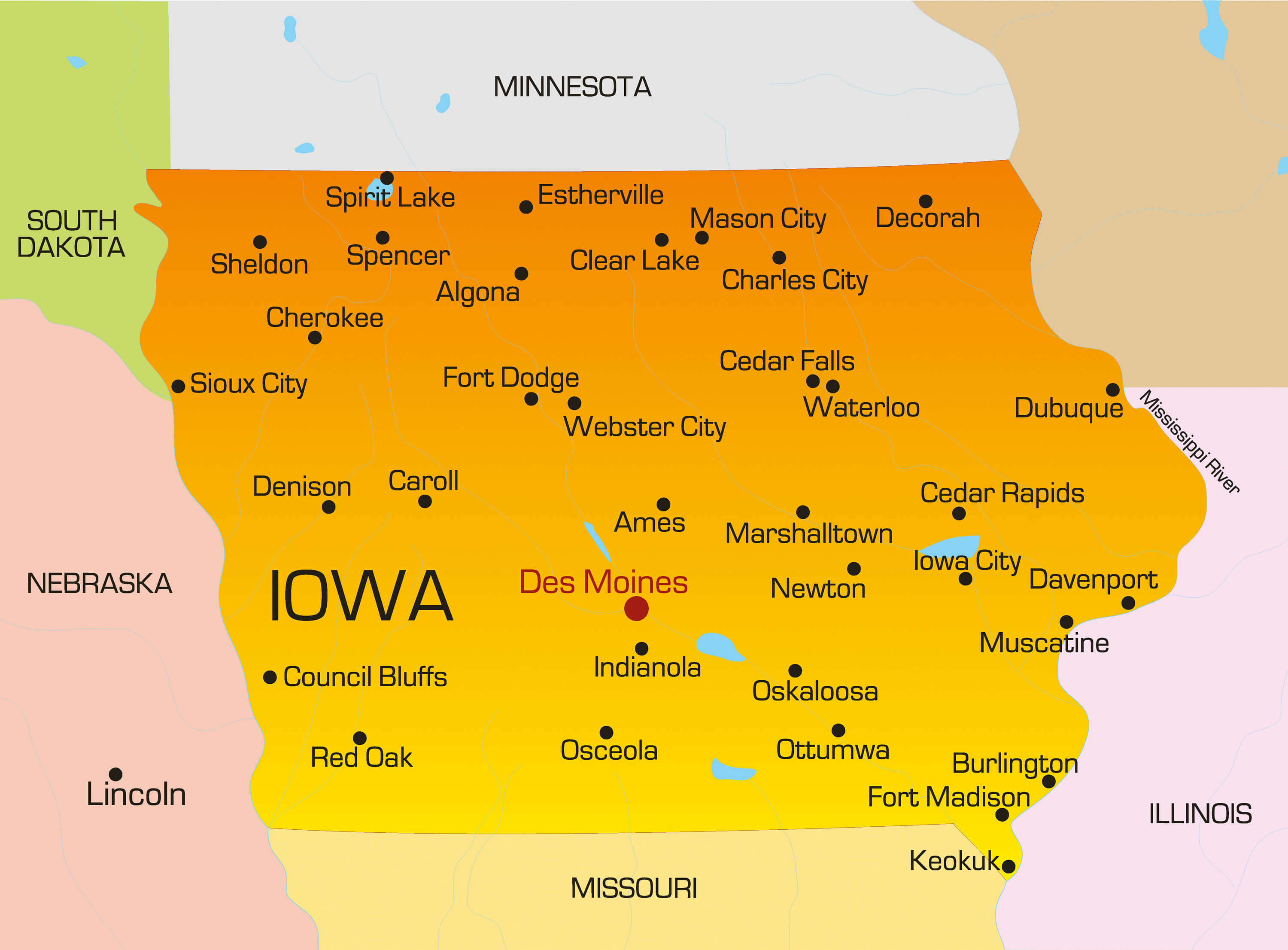 Navigating Iowa A Comprehensive Overview Of County And City Geographic