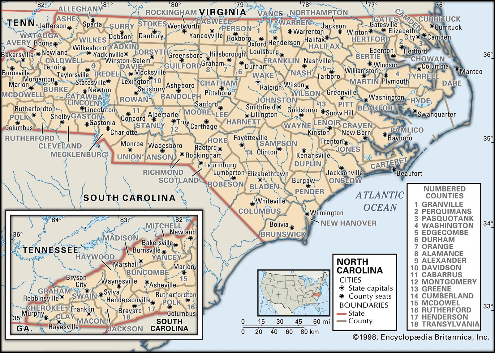 Navigating North Carolina A Comprehensive Guide To County Maps Texas