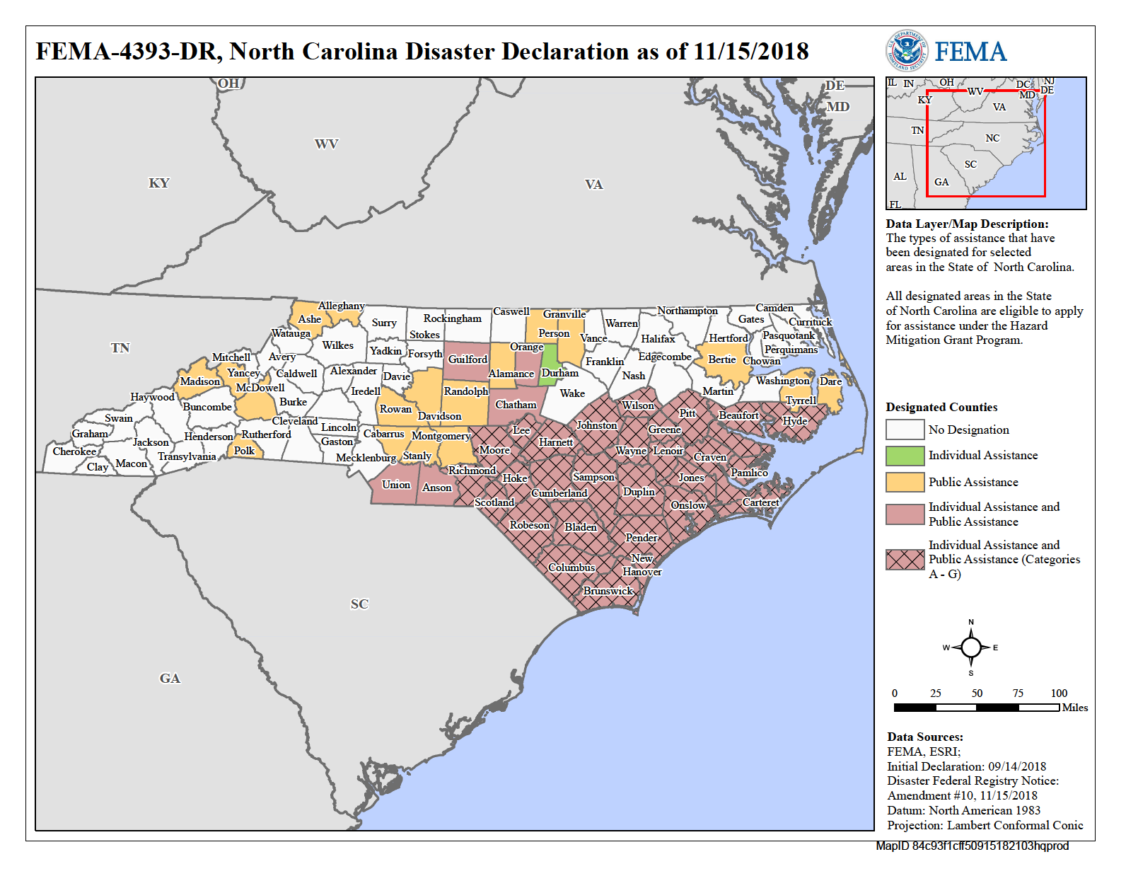 North Carolina Hurricane Florence Dr 4393 Fema Gov