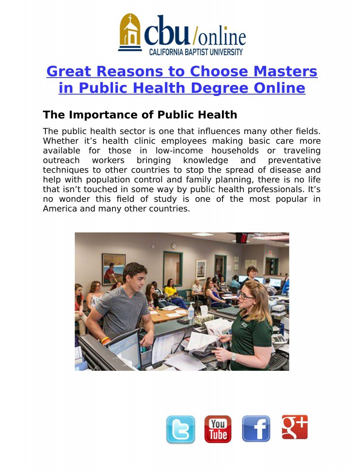 Ppt Great Reasons To Choose Masters In Public Health Degree Online