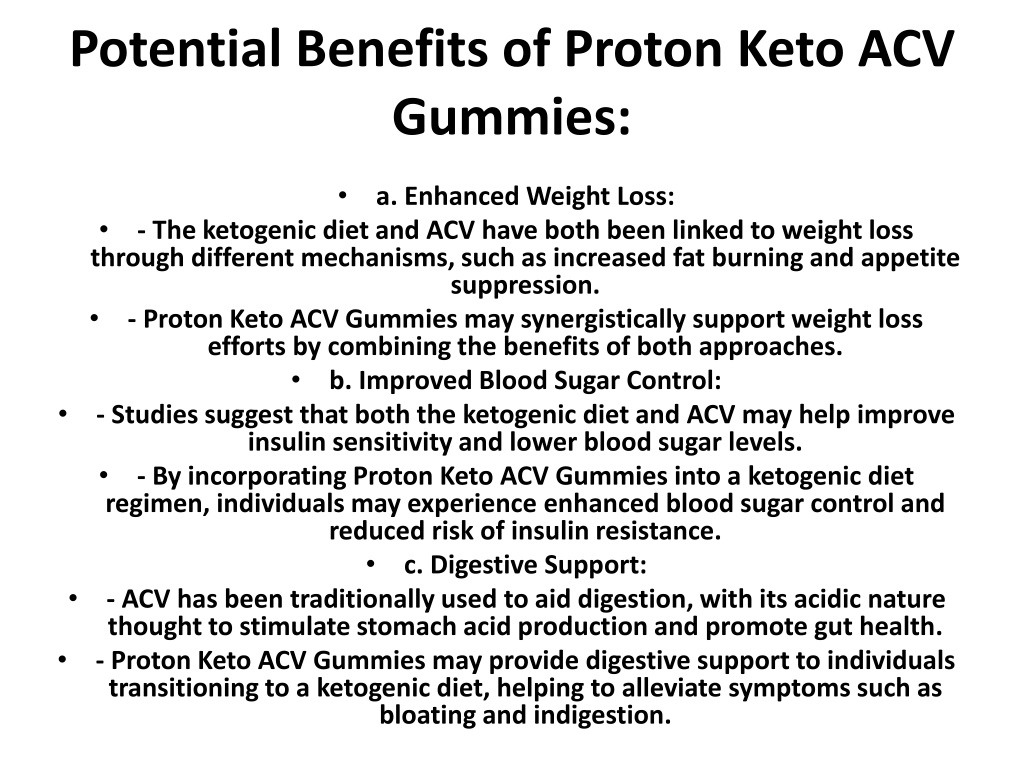 Ppt Proton Keto Acv Gummies Reviews Updated 2024 The Tasty Solution