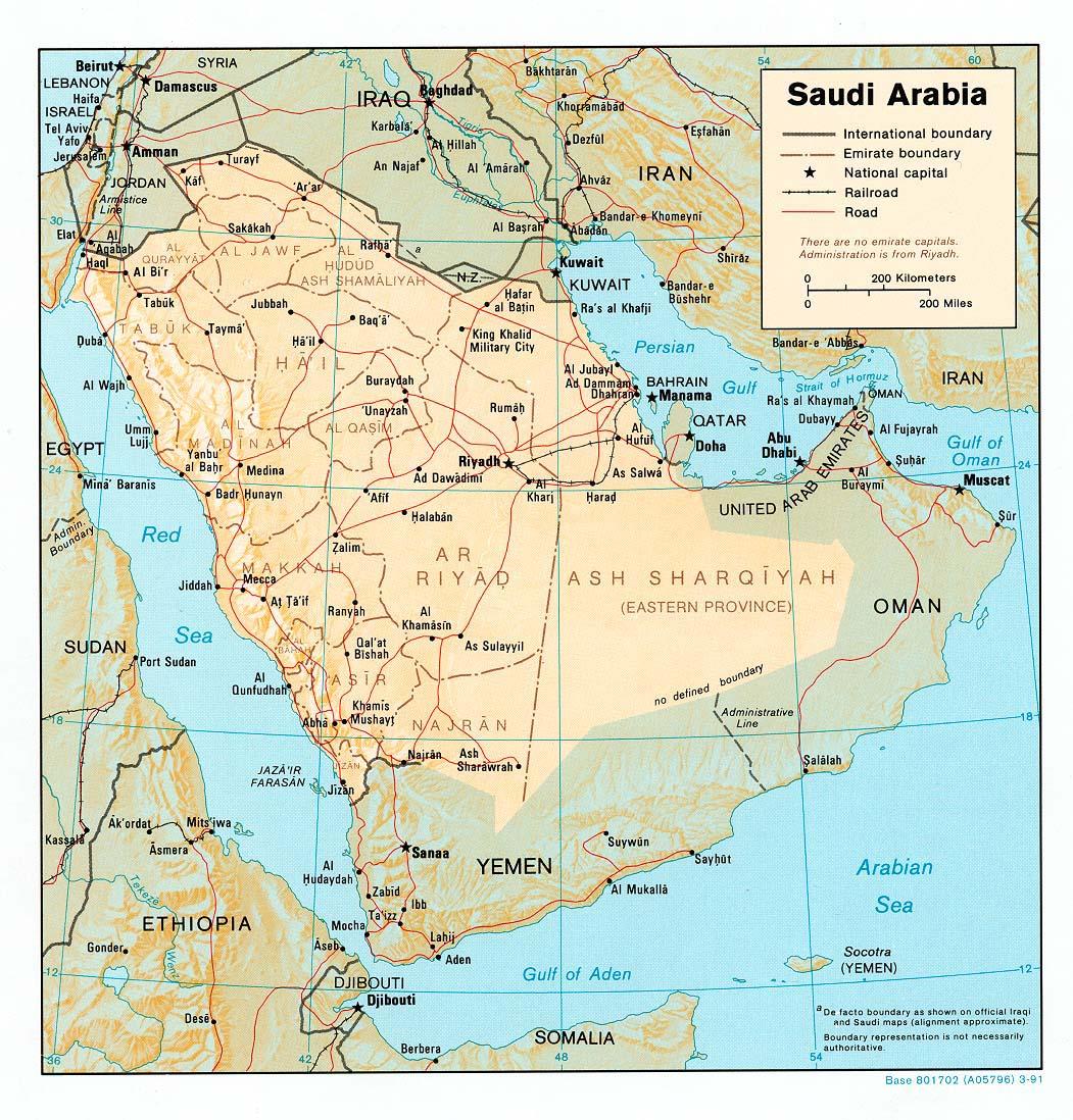 Saudi Arabia Map