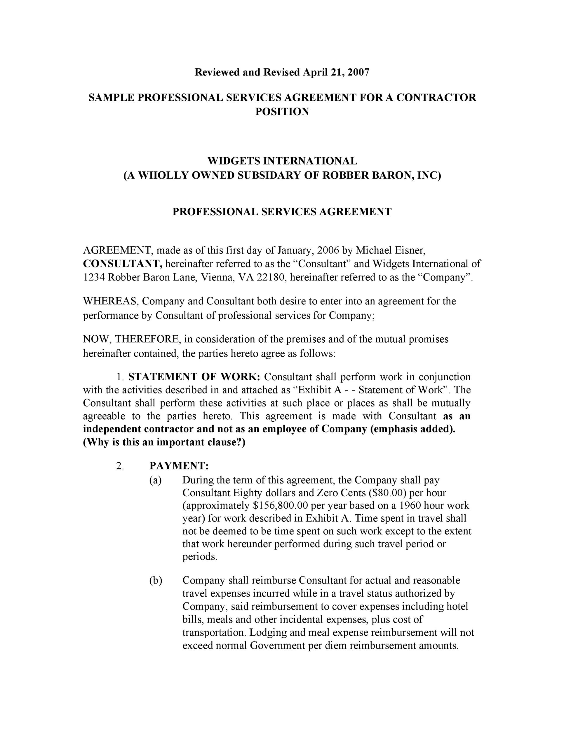 Service Agreement Template