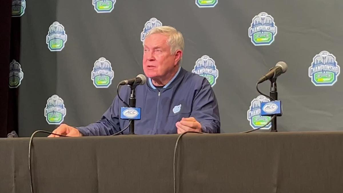 Unc Football Coach Mack Brown Does A Walk Through Leading Up To The New