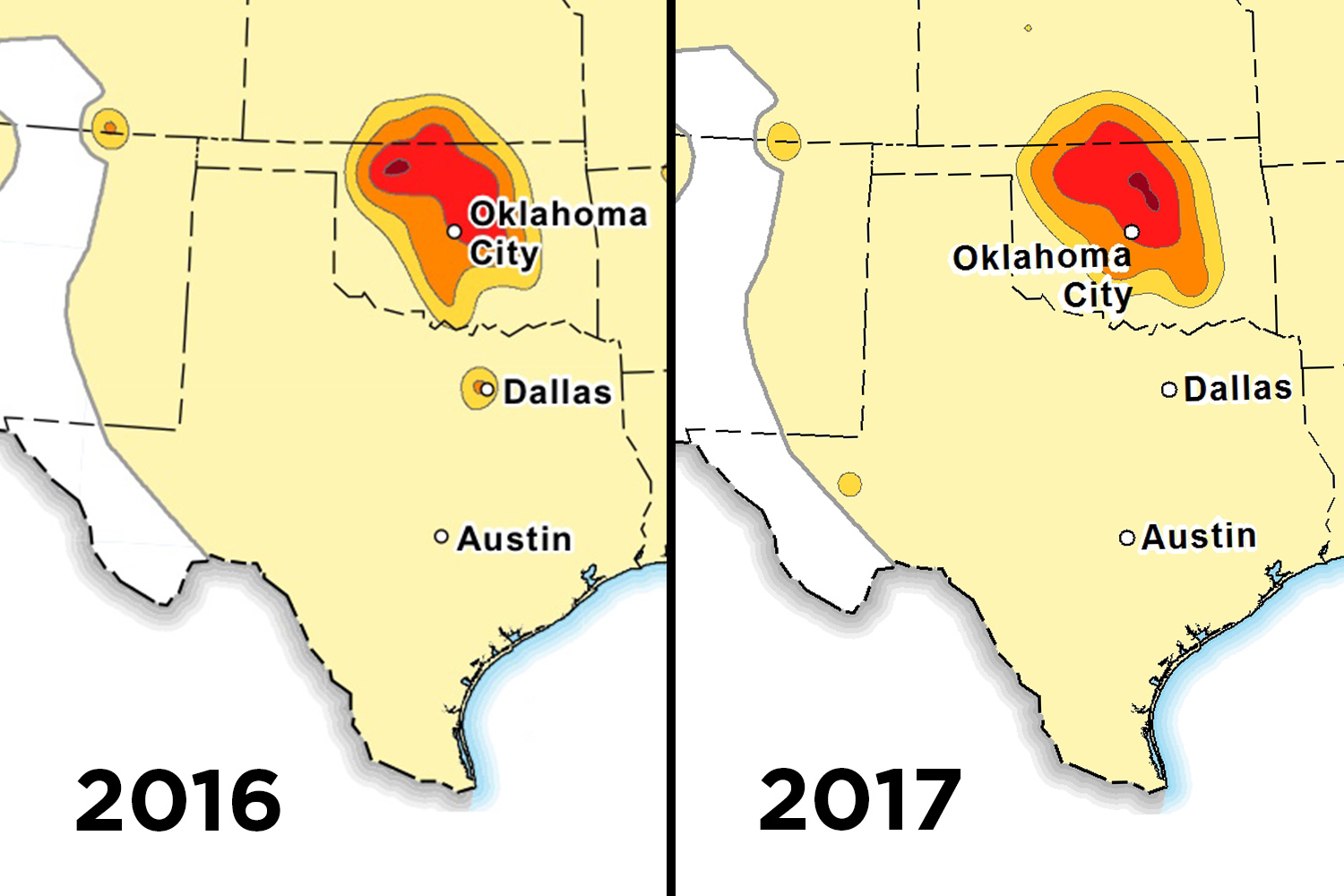 Usgs Recent Earthquakes Texas Trending Usa