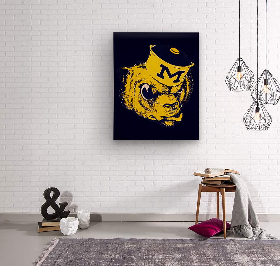 Vintage Michigan Wolverine Sailor Mascot Art Row One Brand