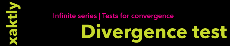 What Are The Key Steps To Pass A Test For Divergence?