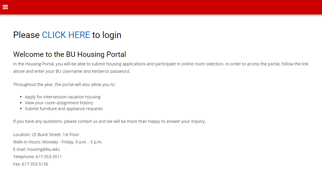 When Do I Access My Bu Housing Portal? A Quick Guide