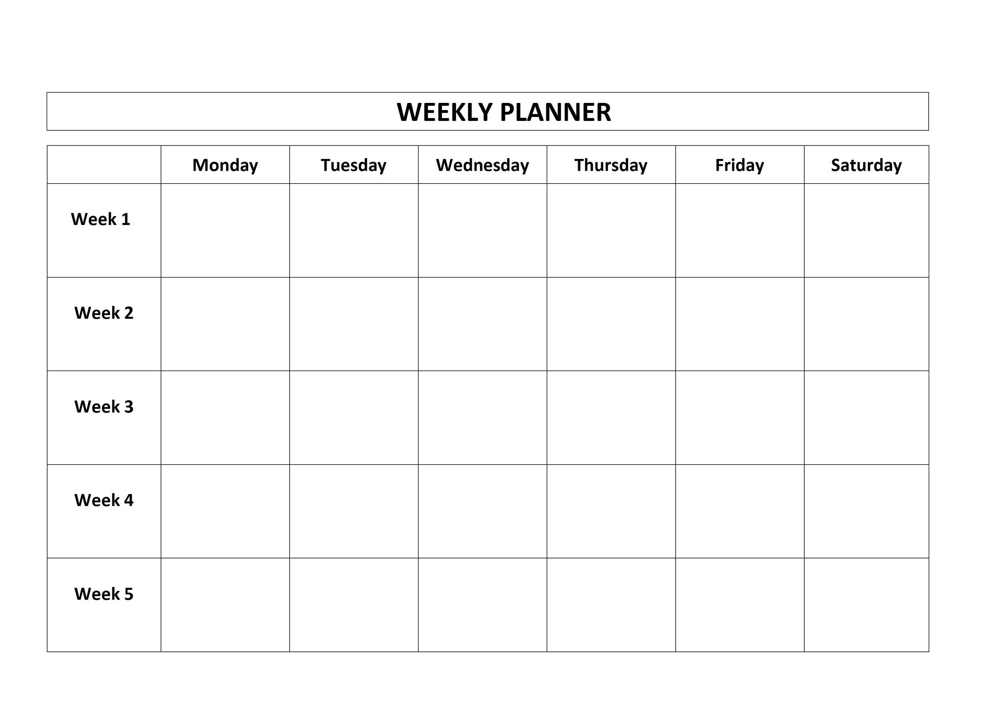 Your Weekly Planner: A Simple Guide To Achieve More